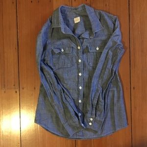 J.Crew Chambray Button down top